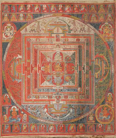 Manjuvajramandala with 43 Deities by Unknown